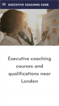 Mobile Screenshot of executive-coaching-courses.co.uk